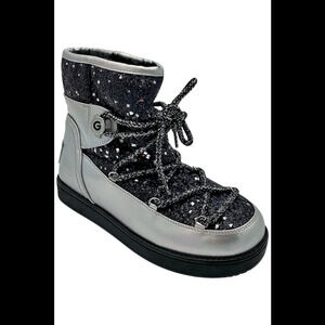 G by Guess Women's Shoes Aylan Fabric Closed Toe Ankle Black - Medium